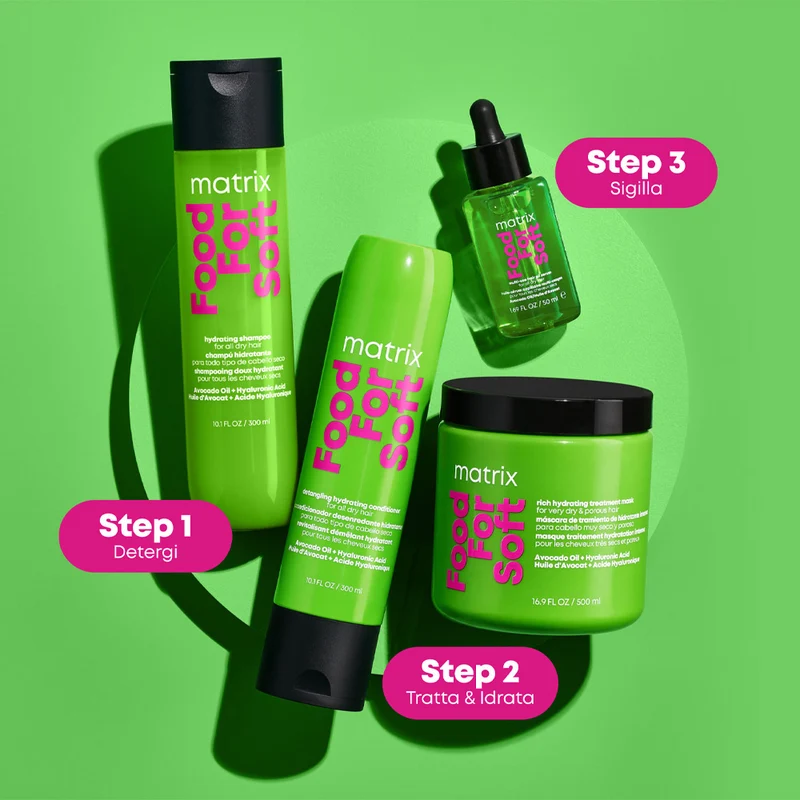 Matrix Food For Soft Oil 30ml - huile hydratante multi-usage