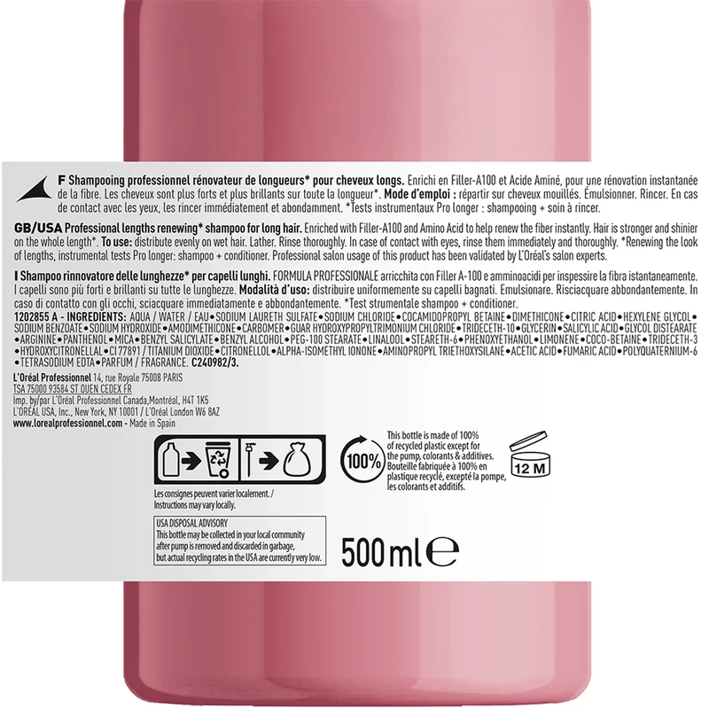 Pro Longer Shampooing - 500ml