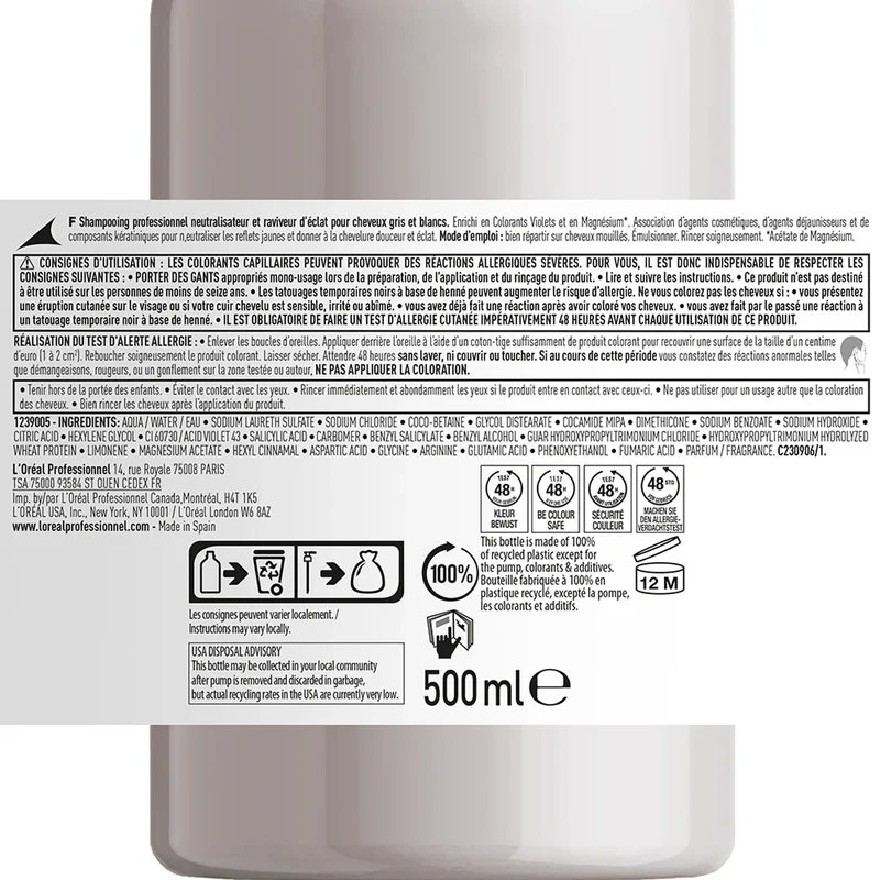 Silver Shampooing - 500ml