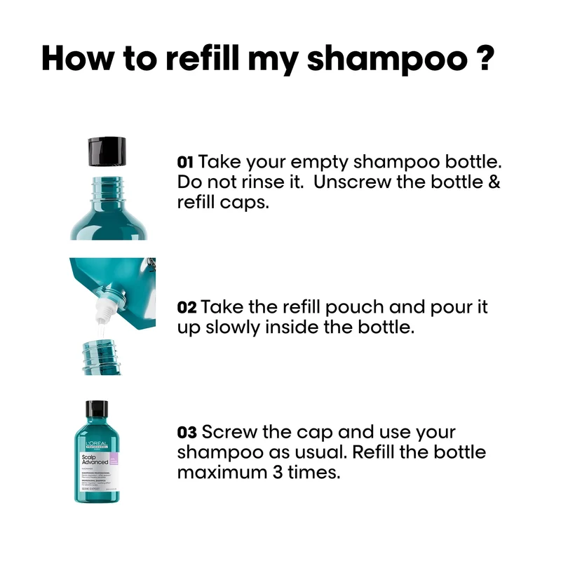 Scalp Advanced Anti-Discomfort Shampooing Refill - 500ml