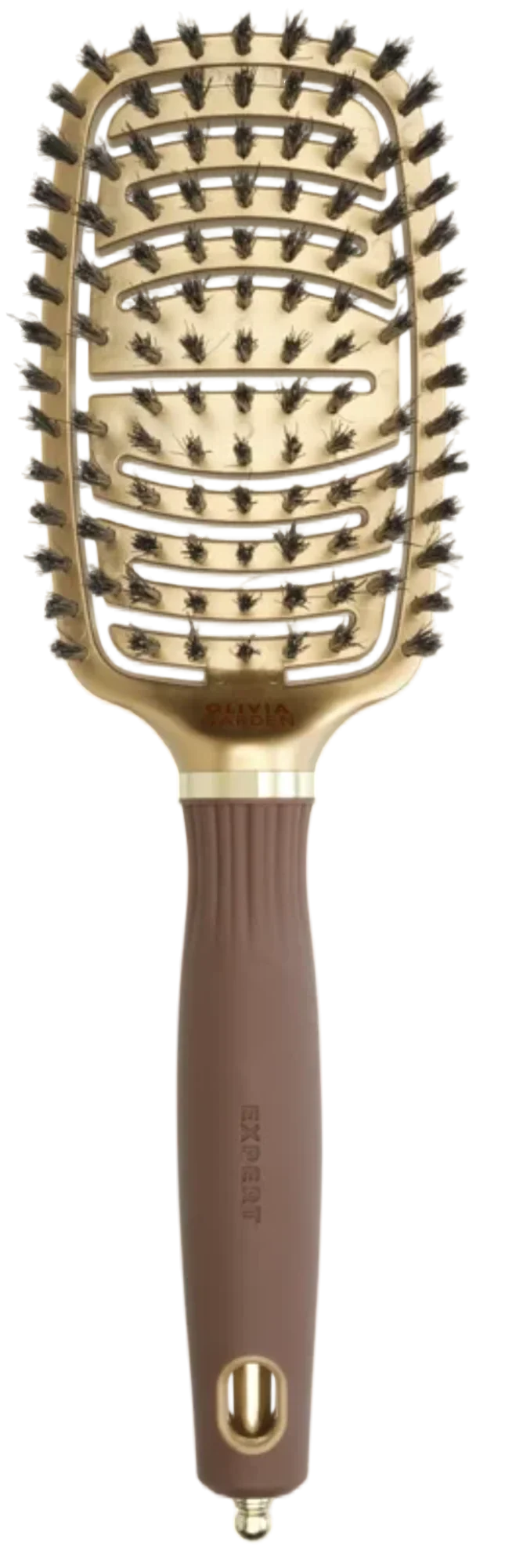 Expert Care Flex Boar Bristles Gold&Brown
