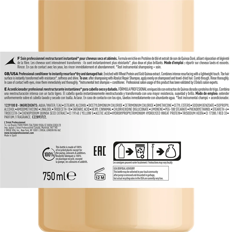 Absolut Repair Conditionneur - 750ml
