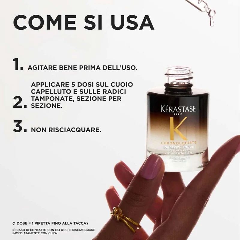 Kerastase Chronologiste Longevity Potion 30ml - sérum cheveux affaiblis