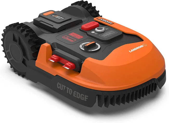 Robot tondeuse connecté WORX PLUS Wr165e, 500 m²