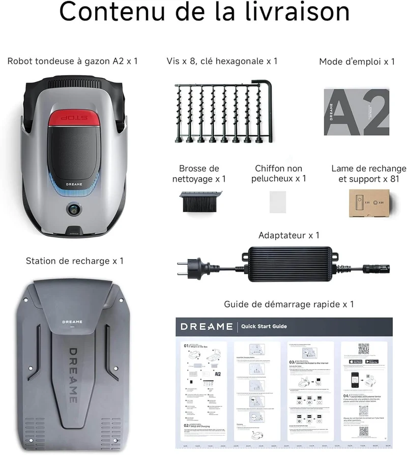 DREAME A2 Robot Tondeuse