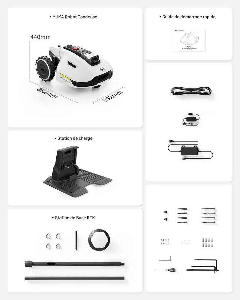YUKA 1500 Robot Tondeuse