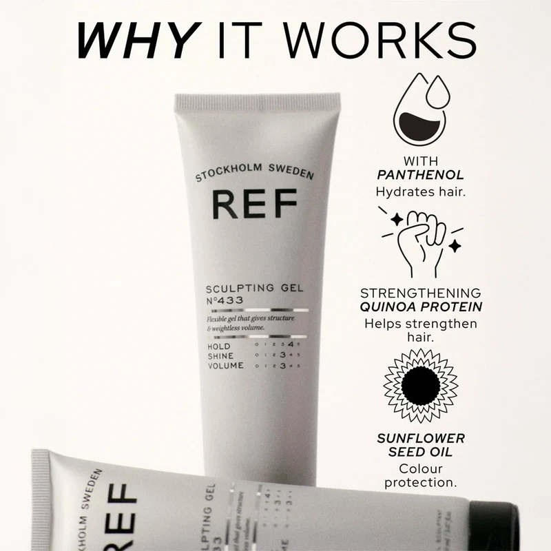 Stockholm Sweden Ref Sculpting Gel N°433 150ml - gel coiffant tenue forte