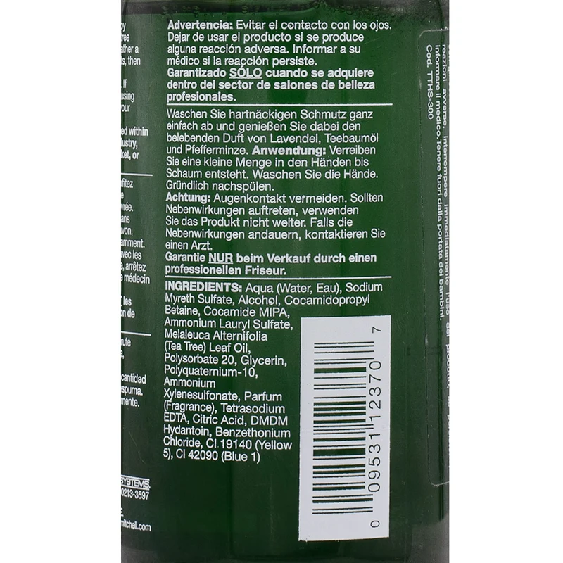 Paul Mitchell Tea Tree Special Hand Soap 300ml - savon pour les mains