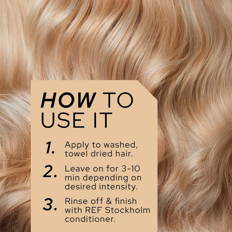 Stockholm Sweden Ref Colour Boost Vanilla Blonde 10.3 200ml - masque tonifiant