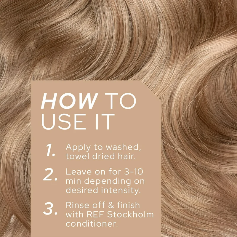 Stockholm Sweden Ref Colour Boost Sandy Blonde 8.31 200ml - masque tonifiant