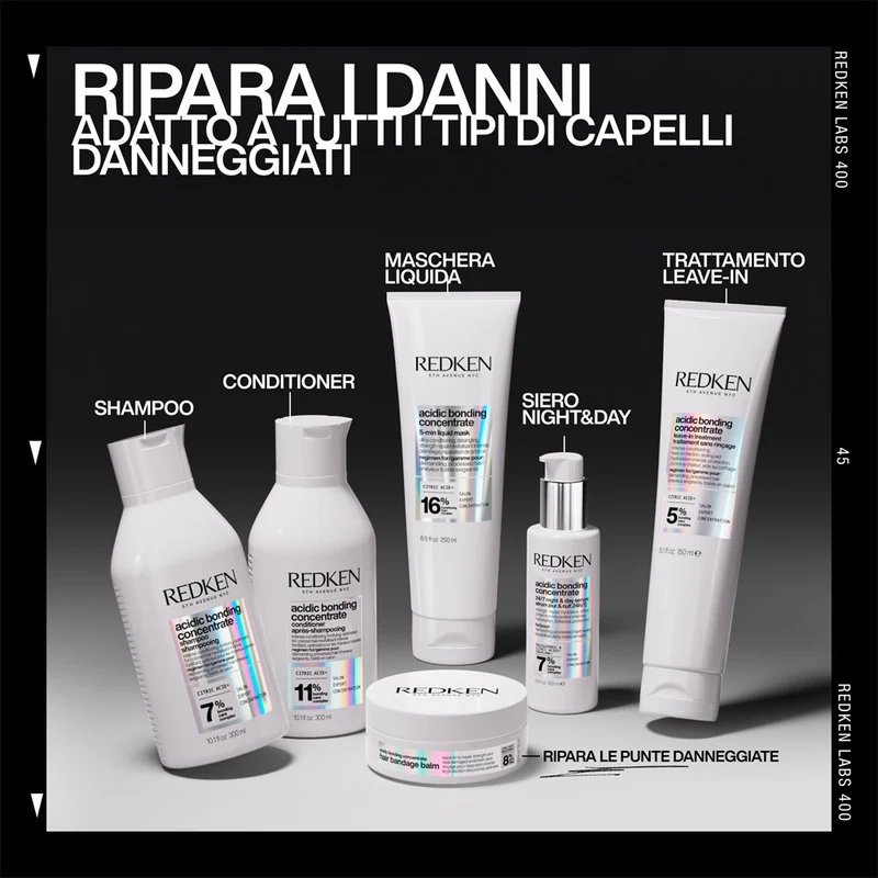 Redken Acidic Bonding Concentrate Hair Bandage Balm 75ml - baume sans rinçage cheveux abîmés