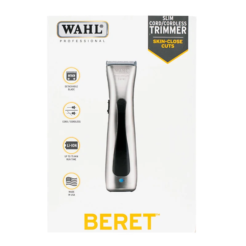 Wahl Trimmer Beret - tondeuse de finition sans fil
