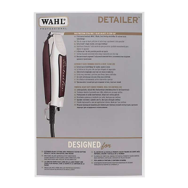 Hair Gallery Resi Come Nuovi Wahl Trimmer Wide Detailer - confezione lievemente macchiata internamente