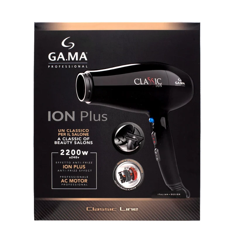 Ga.ma Professional Classic Blanc - sèche-cheveux