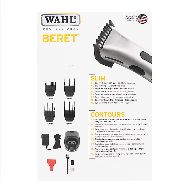 Hair Gallery Resi Come Nuovi Wahl Trimmer Beret - confezione interna con lievi difetti e sacchetto accessori aperto