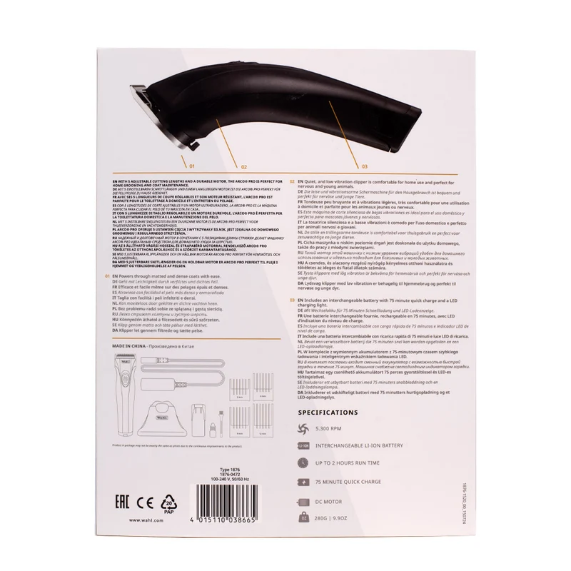 Hair Gallery Resi Come Nuovi Wahl Pet Pro Pet ArcoPro - condizioni pari al nuovo