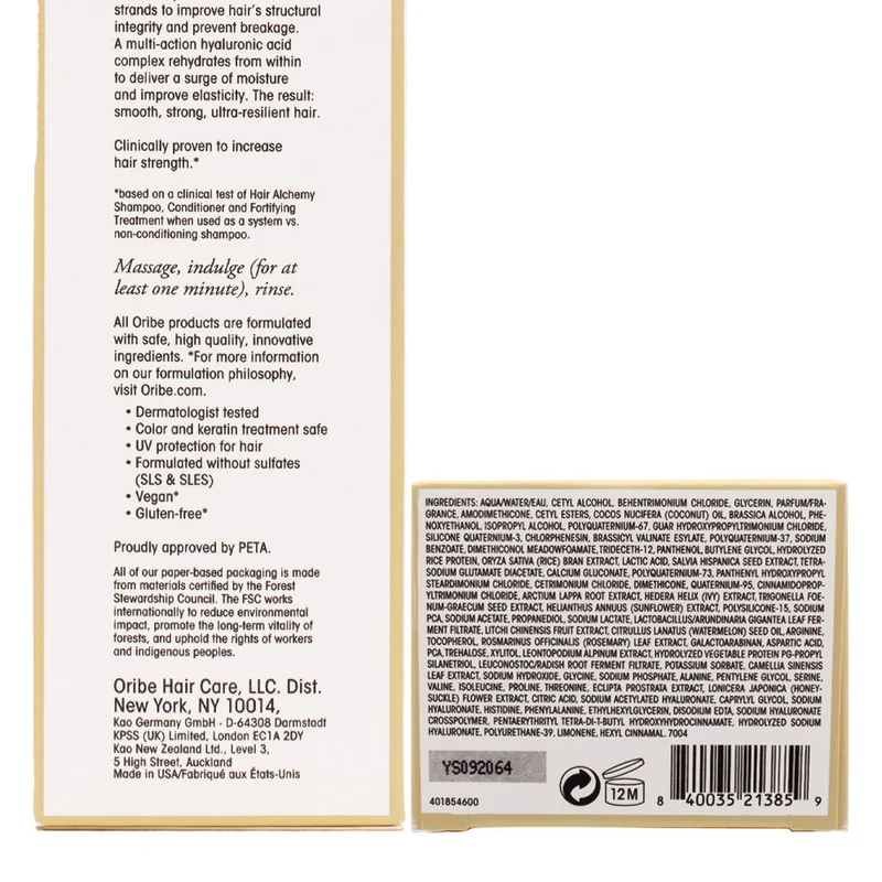 Oribe Hair Alchemy Resilience Conditioner 200ml - après-shampoing fortifiant