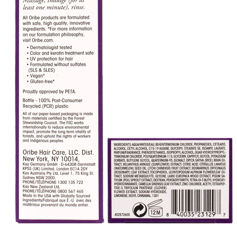 Oribe Serene Scalp Densyfing Conditioner 175ml - après-shampoing densifiant pour cheveux clairsemés