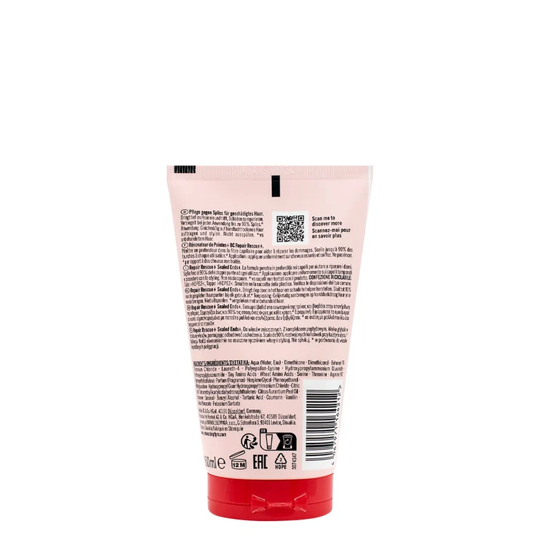 Schwarzkopf Professional Repair Rescue+ Sealed Ends+ 100ml - traitement cheveux abîmés