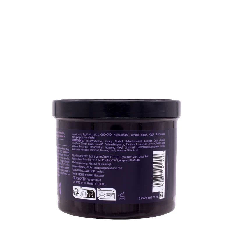 Sebastian Professional No Breaker Bonding Melting Mask 500ml - masque restructurant nourrissant