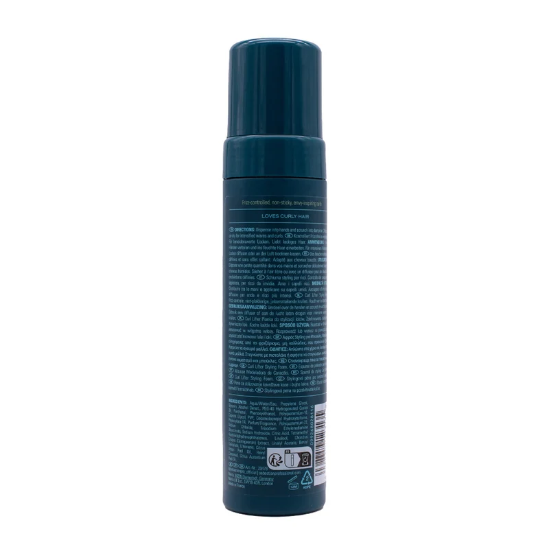 Sebastian Professional Twisted Curl Lifter Styling Foam 200ml - mousse légère boucles