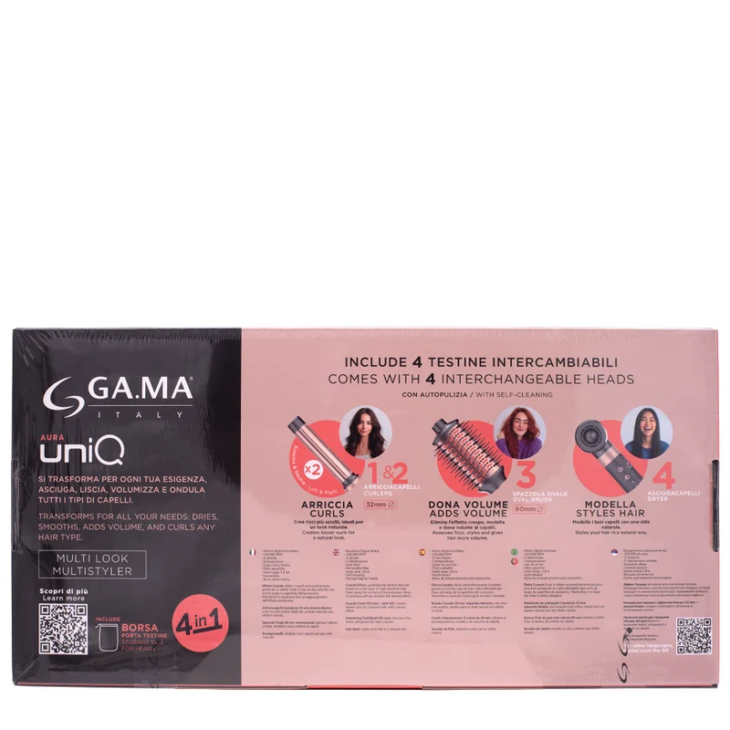 Ga.ma Professional IQ Multistyler Uniq Aura - styler 3 en 1