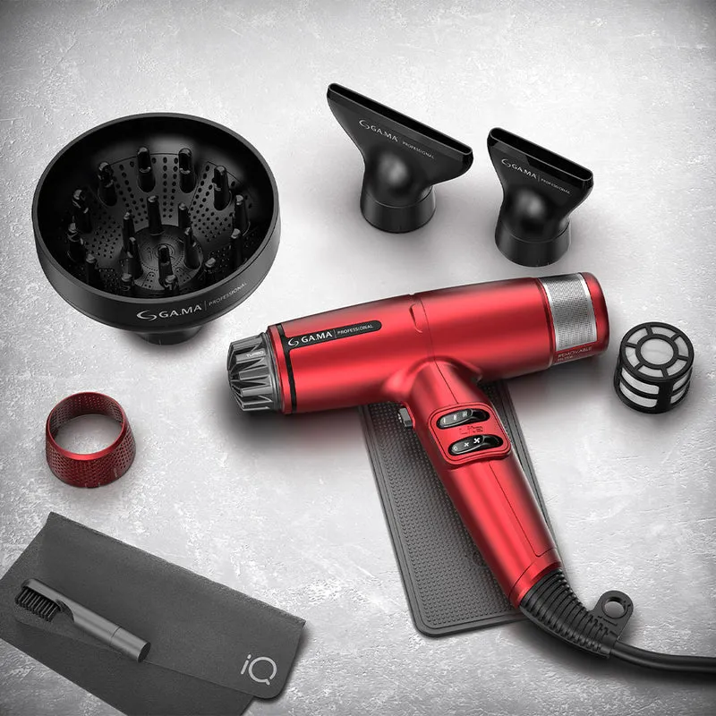 Ga.ma Professional IQ Lite Max Rouge - sèche-cheveux