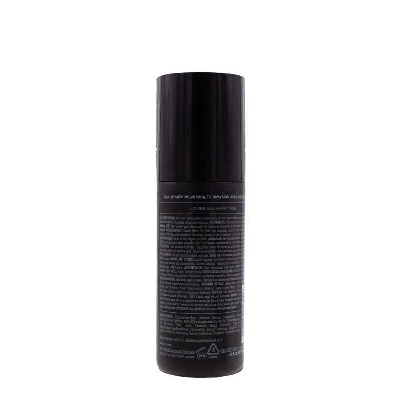 Sebastian Professional Texture Maker Matte Finish Texture Spray 150ml - spray texturisant mat