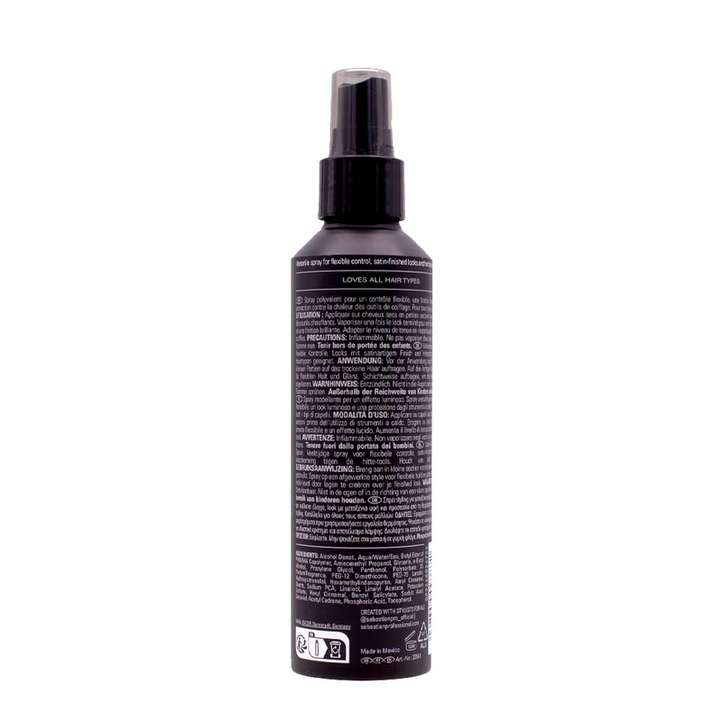 Sebastian Professional Shine Define Satin-Shine Styling Spray 200ml - spray thermoprotecteur illuminateur