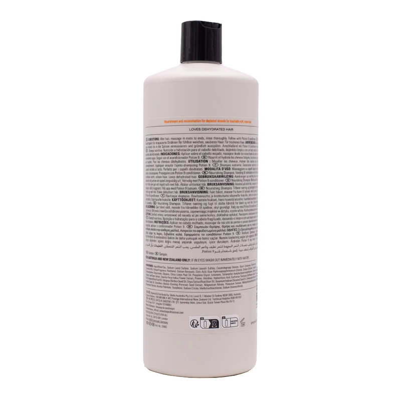 Sebastian Professional Potion 9 Nourishing Shampoo 1000ml - shampooing nourissant