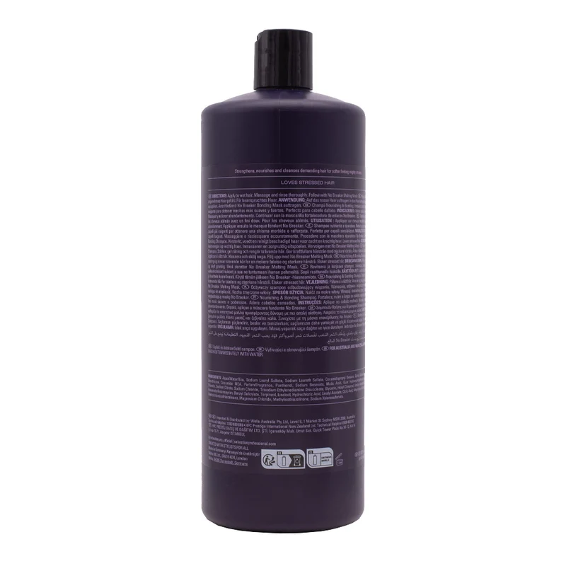 Sebastian Professional No Breaker Nourishing & Bonding Shampoo 1000ml - shampoing restructurant nourrissant