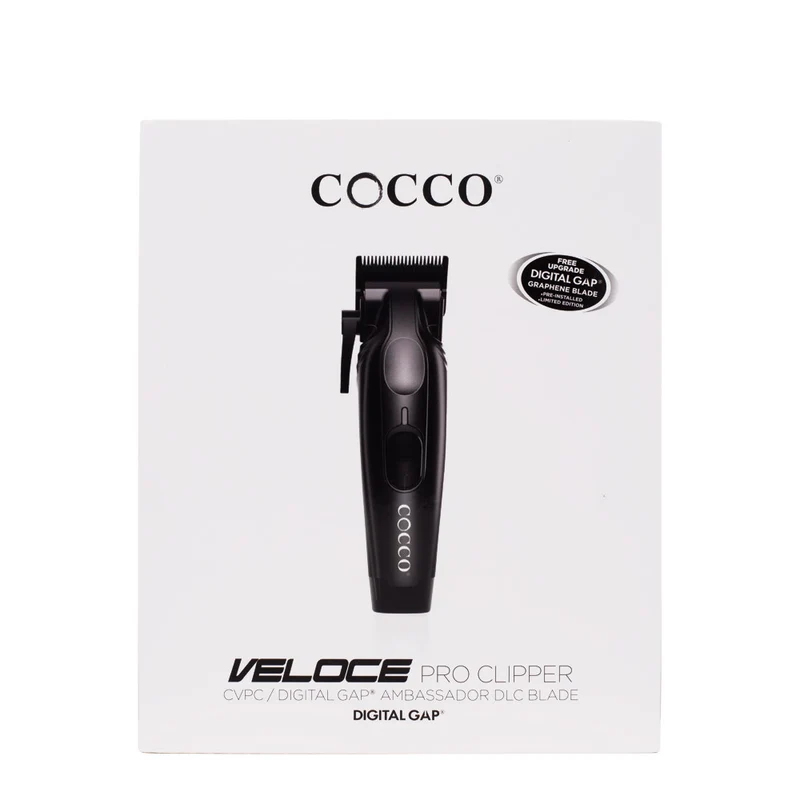 Hair Gallery Resi Come Nuovi Cocco Veloce Pro Clipper Matte Black - confezione esterna lievemente danneggiata