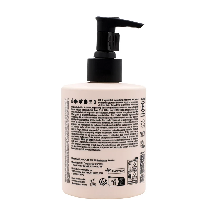 Maria Nila Colour Refresh Beige Blonde 300ml - masque de couleur
