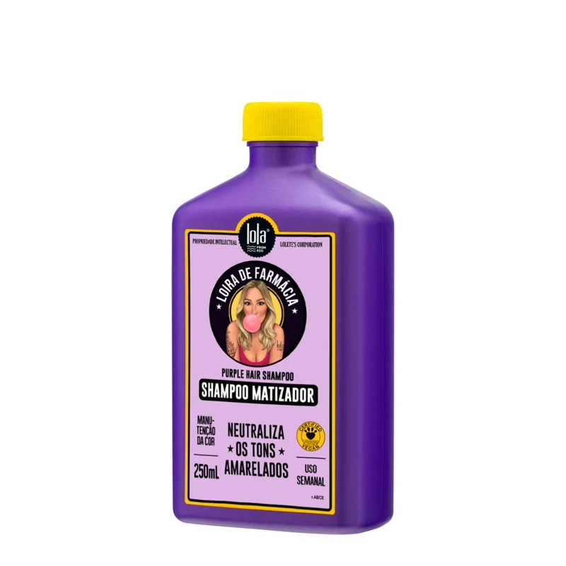 Lola From Rio Loira De Farmácia Shampoo Matizador 250ml - shampooing anti-jaunissement