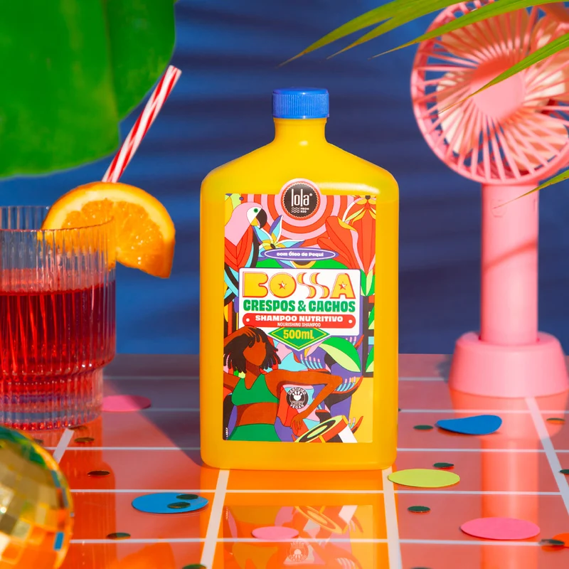 Lola From Rio Bossa Crespos & Cachos Shampoo Nutritivo 500ml - shampoing nourrissant anti-frisottis cheveux bouclé