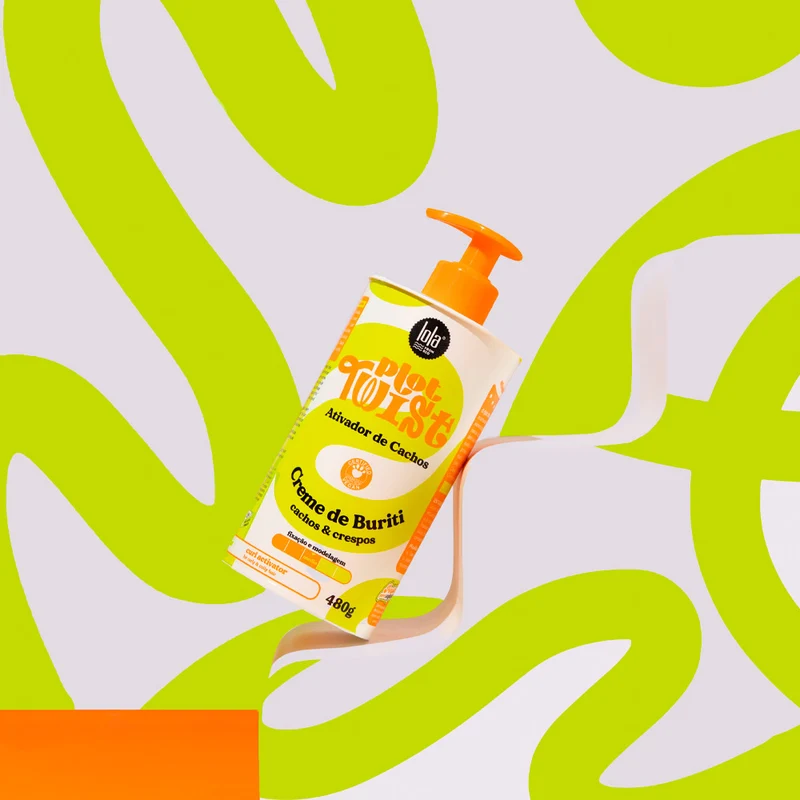 Lola From Rio Plot Twist Activador De Cachos Creme De Buriti 480gr - crème cheveux frisés et bouclés