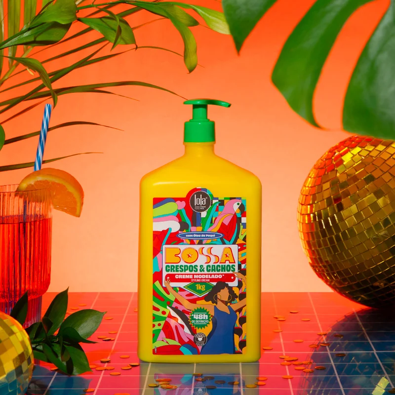 Lola From Rio Bossa Crespos & Cachos Creme Modelador 1000gr - crème modelante cheveux bouclés