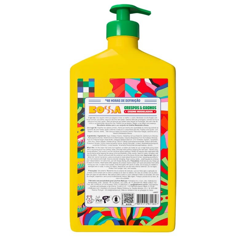 Lola From Rio Bossa Crespos & Cachos Creme Modelador 1000gr - crème modelante cheveux bouclés