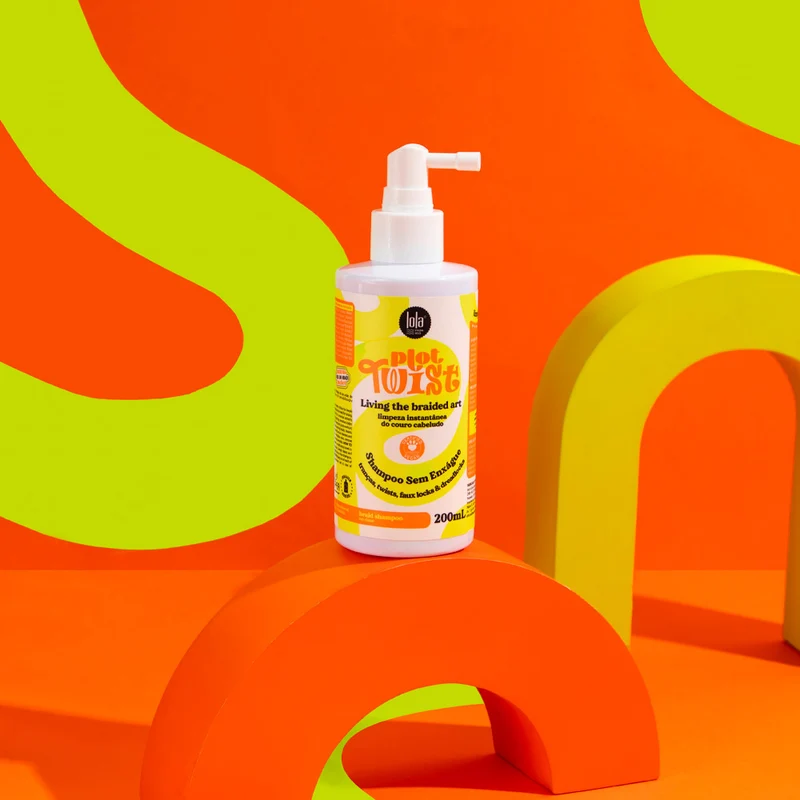 Lola From Rio Plot Twist Living The Braided Art Shampoo Sem Enxágue 200ml - shampooing sec