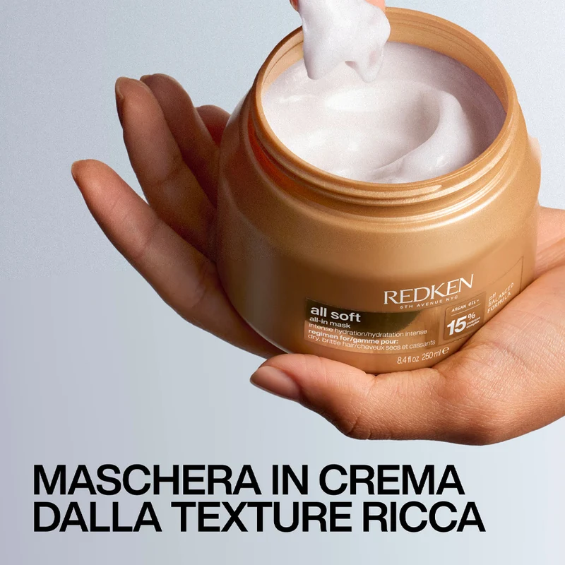 Redken All Soft All In Mask 250ml - masque cheveux secs