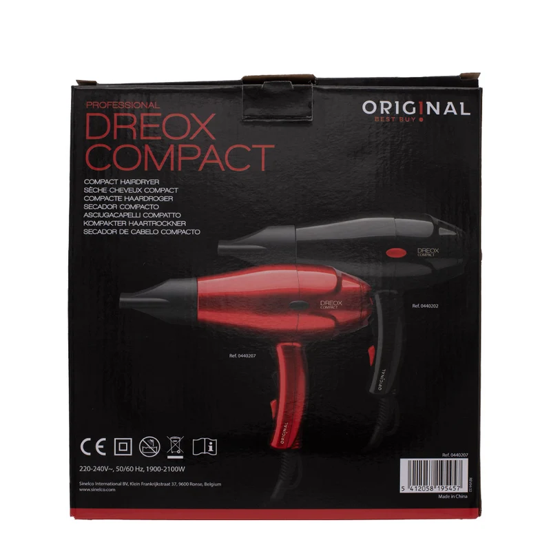 Hair Gallery Resi Come Nuovi Original Best Buy Dreox Compact Phon Red - condizioni pari al nuovo