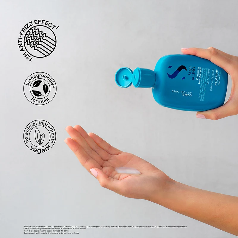 Alfaparf Milano Semi di Lino Curls Low Shampoo 250ml - shampooing cheveux bouclés