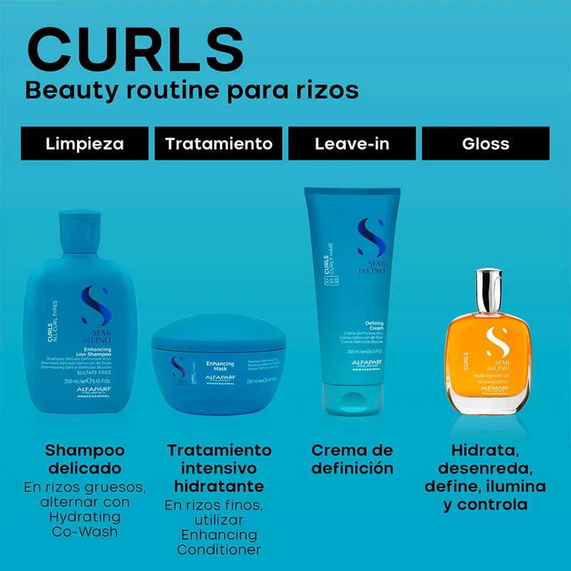 Alfaparf Milano Semi di Lino Curls Low Shampoo 250ml - shampooing cheveux bouclés