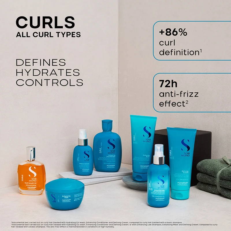 Alfaparf Milano Semi di Lino Curls Low Shampoo 250ml - shampooing cheveux bouclés