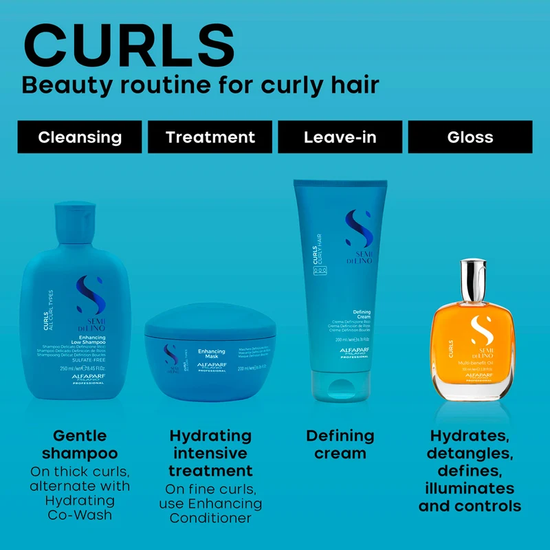 Alfaparf Milano Semi di Lino Curls Hydrating Co-Wash 250ml - crème lavante