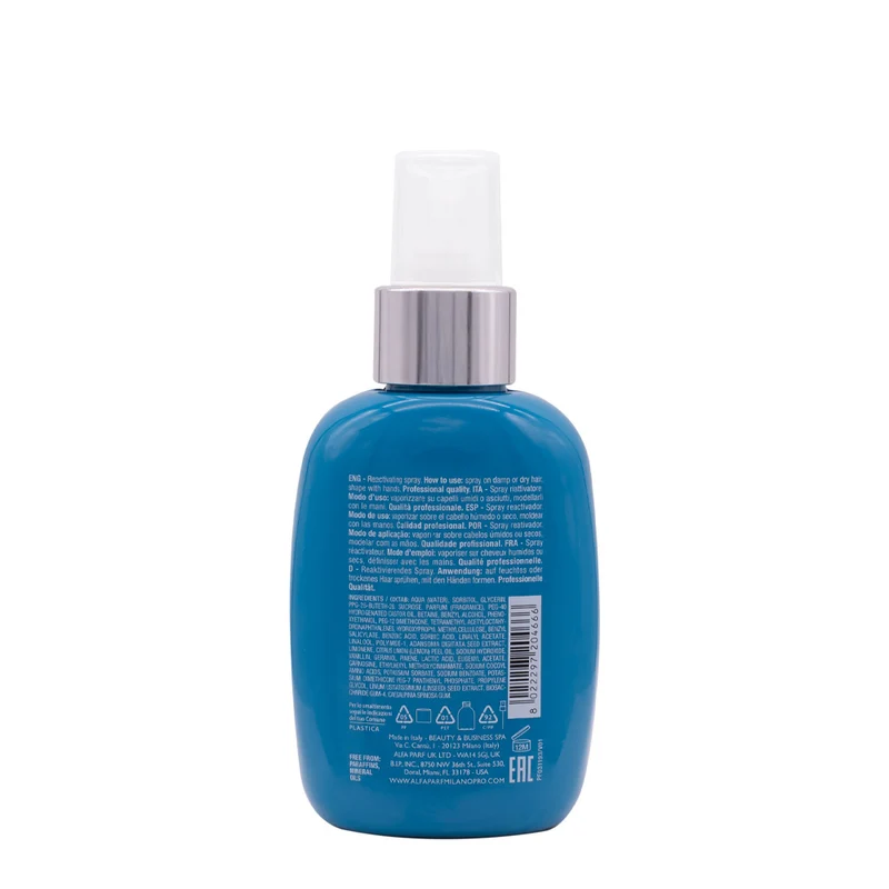 Alfaparf Milano Semi di Lino Curls Reactivating Spray 125ml - spray cheveux bouclés