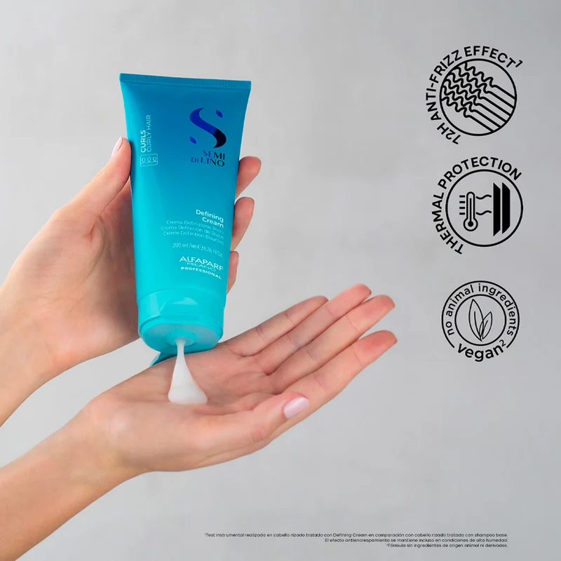 Alfaparf Milano Semi di Lino Curls Defining Cream 200ml - crème cheveux bouclés