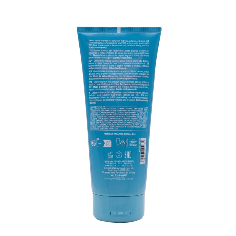 Alfaparf Milano Semi di Lino Curls Defining Cream 200ml - crème cheveux bouclés