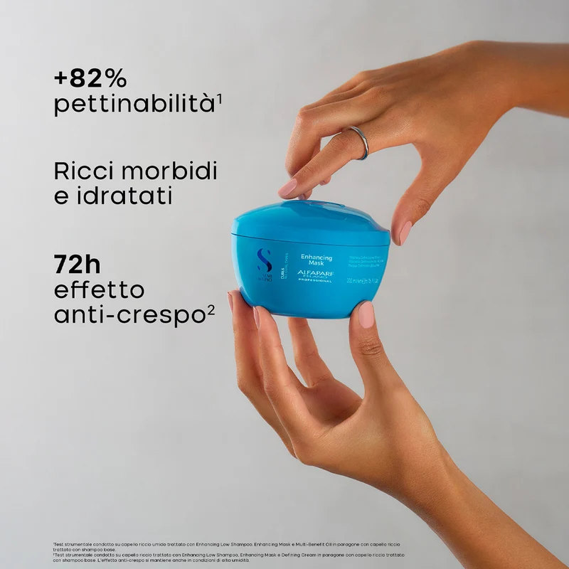 Alfaparf Milano Semi di Lino Curls Enhancing Mask 200ml - masque cheveux bouclés