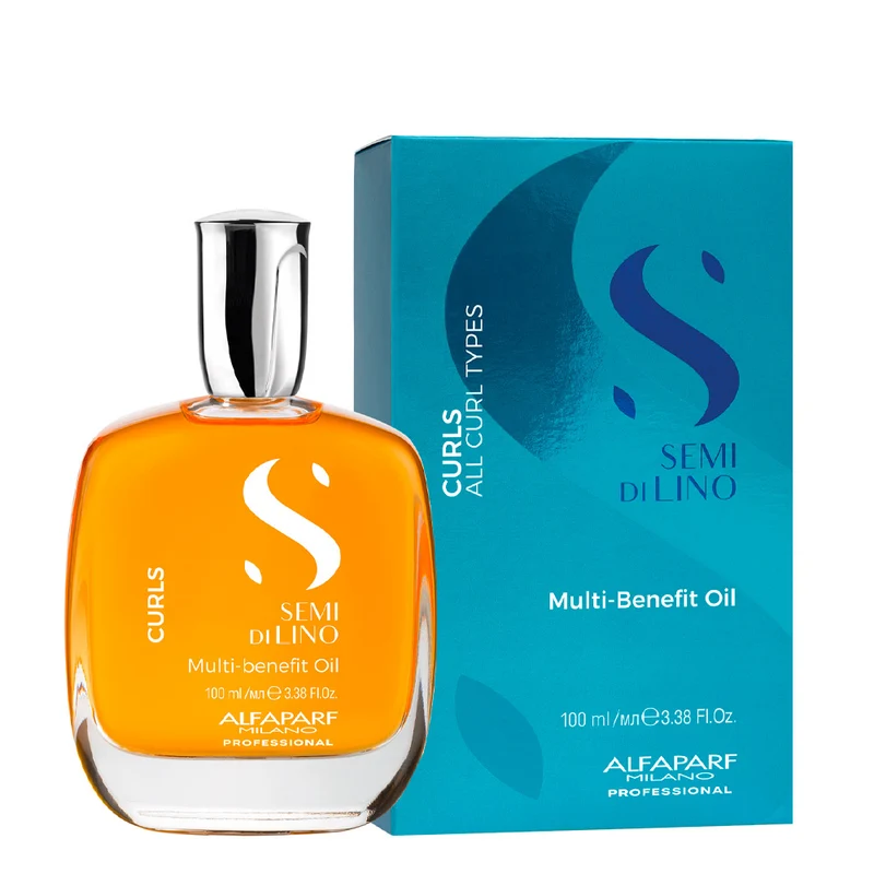 Alfaparf Milano Semi di Lino Curls Multi Benefit Oil 100ml - huile pour cheveux bouclés